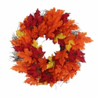 18  Artificial Fall Maple Leaf with Grapevine Base
