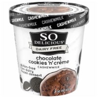 SO Delicious Chocolate Cookies 'N' Cream Cashew Milk Dairy Free Frozen Dessert