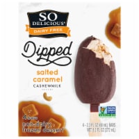 SO Delicious® Dairy Free Dipped Salted Caramel Cashewmilk Frozen Dessert Bars