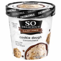 SO Delicious Dairy Free Cookie Dough with Coconut Milk Base Frozen Dessert Pint