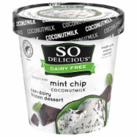 SO Delicious Dairy Free Mint Chip with Coconut Milk Base Frozen Dessert Pint