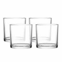 WHOLE HOUSEWARES | 5X5  Glass Cylinder Vase Set of 4 | Candle Holder Decor