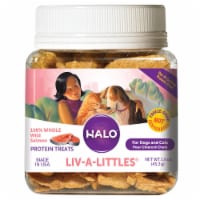 HALO Liv-A-Littles Grain Free Wild Salmon Freeze Dried Natural Dog & Cat Treats