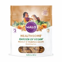 HALO Healthsome Garden of Vegan Peanut N' Pumpkin Biscuit Dog Treats