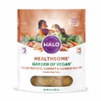 HALO Healthsome Garden of Vegan Sweet Potato Carrot & Quinoa Dog Treat Cookie