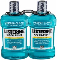 Listerine CoolMint Antiseptic - 2 pack - 1.5L