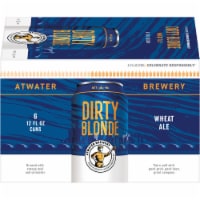 Atwater Dirty Blonde Wheat Beer Cans Perspective: Main