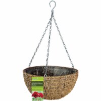 Gardman 14 In. Natural Rope Hanging Plant Basket R490