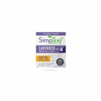 SIMPLEAF FLUSHABLE WIPES LAVENDER (60 Count Singles)