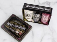 Beer and Bourbon Liquor Peanuts Tin