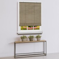 60 x 72 in. Cordless Veranda Vinyl Roll-Up Blind, Cocoa & Almond