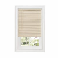 60 x 64 in. GII Deluxe Sundown Cordless Vinyl Room Darkening Mini Blinds, Alabaster