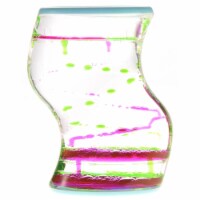 Liquid Motion Bubbler, Green & Pink