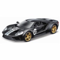 1 by 32 2017 Ford GT Heritage Series Die-Cast Model Car, Black & Silver