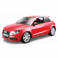 1 by 24 Audi A1 Die-Cast Model Car, Metallic Red