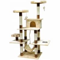 IQ Busy Box Cat Tree House Toy Condo Pet Furniture, 44 W x 22 L x 70 H in.
