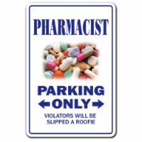 SignMission 5 x 7 in. Pharmacist Decal Parking Decals - Drug Druggist Store Pharmacy