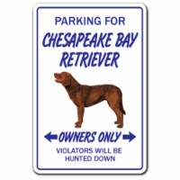 SignMission 8 x 12 in. Chesapeake Bay Retriever Decal - Dog Pet Parking Hunting Hunt Vet Bree