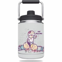 MightySkins YERAMJUG-Eat Healthy Zombie Skin for Yeti 0.5 gal Jug - Eat Healthy Zombie