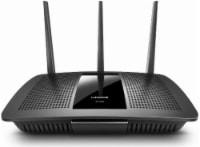 Linksys Max-Stream AC1750 MU-MIMO Gigabit Wi-Fi Router - Black Perspective: Main