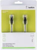 Belkin CAT5e Ethernet Networking Cable - Black Perspective: Main