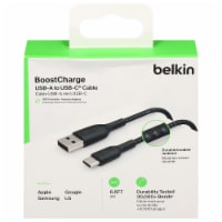 Belkin Black Braided USB-A to USB-C Charging Cable