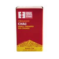 Equal Exchange Chai Black Tea Bags 20 Count