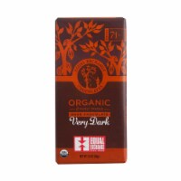 Equal Exchange Organic 71% Cacao Very Dark Chocolate Bar Perspective: Main