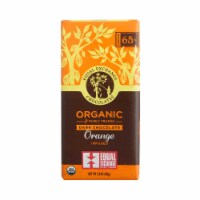 Equal Exchange Organic 65% Cacao Orange Infused Dark Chocolate Bar Perspective: Main