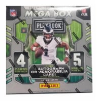 2022 PANINI PLAYBOOK FOOTBALL MEGA BOX (SPORTS TRADING CARDS)
