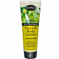 Shikai All Natural Hand And Body Lotion Cucumber Melon - 8 fl oz