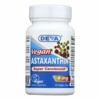Deva Vegan Vitamins - Astaxanthin Super Antioxidant - 4 mg - 30 Capsules