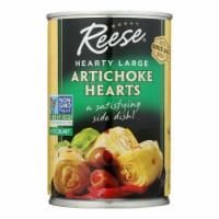 Reese Artichoke Hearts - Hearty Large - Case of 12 - 14 oz.