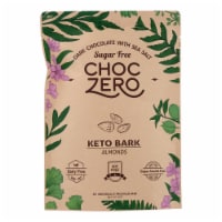 Choczero - Keto Bark Dark Chocolate Almonds - Case of 12-6 oz.