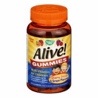 Nature's Way - Alive! Gummies Multi-Vitamin for Children - Cherry Grape and Orange