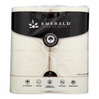 Emerald Brand - Bath Tissue 2 Ply 4 Pack - CS of 12-1 CT