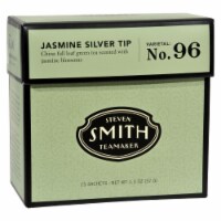 Smith Teamaker Green Tea - Jasmine Slvr Tp - Case of 6 - 15 Bags