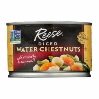 Reese Water Chestnuts - Diced - Case of 24 - 8 oz.