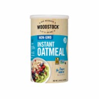 Woodstock Instant Oats - Case of 12 - 18.5 oz.