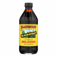 Plantation Blackstrap Molasses Syrup - Unsulphured - Case of 12 - 15 Fl oz.