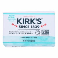 Kirk's Natural Original Coco Castile Soap Fragrance Free - 4 oz.