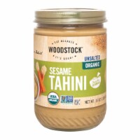 Woodstock Unsalted Organic Sesame Tahini - Case of 12 - 16 oz.