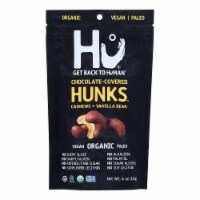 Hu - Hunks Chocolate Covered Cashew/Vanilla- Case of 6-4 oz.