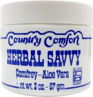 Country Comfort Herbal Savvy Comfrey Aloe Vera - 2 oz.