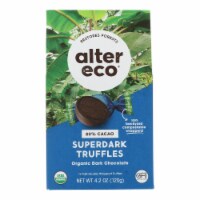 Alter Eco - Truffle Spr Dark Chocolate - Case of 8 - 4.2 oz.