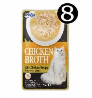 Inaba - Cat Food Chicken Tuna Broth - Case of 8-1.76 oz.