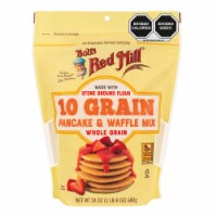 Bob's Red Mill - Pancake/waffle Mix 10 Green - Case of 4-24 oz.
