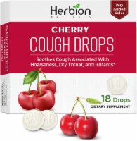 Herbion Naturals - Cough Drops Cherry - 1 Each - 18 CT