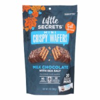 Little Secrets - Mini Wafer Milk Chocolate Sea Salt Fall - Case of 6-7 oz