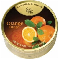 Cavendish & Harvey - Fruit Tin Orange - Case of 12 - 5.3 oz.